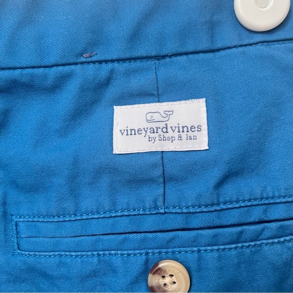 Vineyard Vines Boy's Whale Embroidered Breaker Shorts (Size 18, Schooner Blue) - Picture 10 of 11
